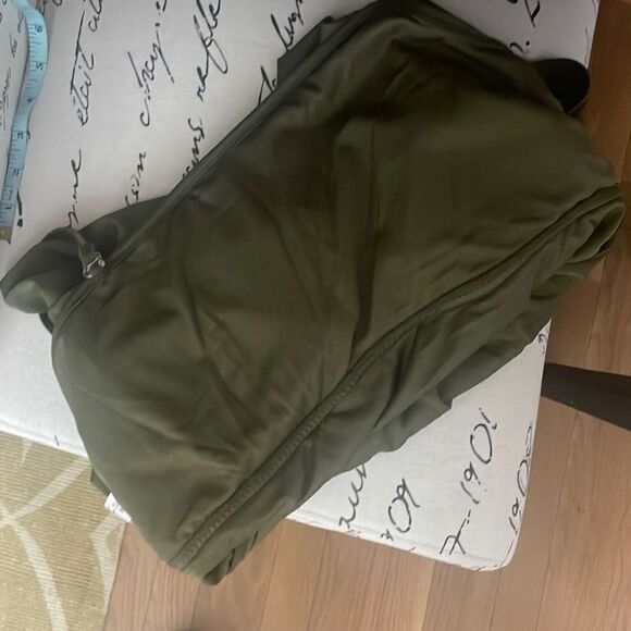 Playa Swim Olive Green Ruffled One Shoulder One Piece Swimsuit sz XL (16) - Picture 7 of 9